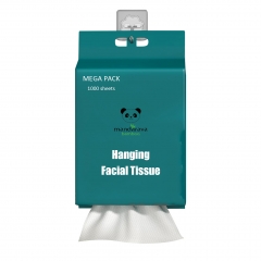 挂壁式底部抽取式超柔面巾纸