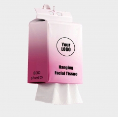 挂壁式底部抽取式超柔面巾纸